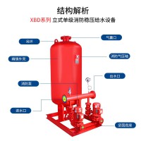 ZW-ADL消防增压稳压给水设备SQL隔膜式气压罐XBD室外消火栓给水泵