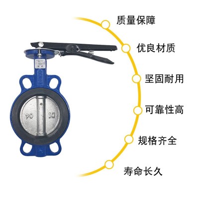 厂家直供蝶阀不锈钢板电动对夹蝶阀 远程开关调节止回阀可设计