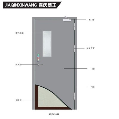 钢制防火门 防火隔热 楼房建筑安全通道门 嘉庆新王 厂家发货