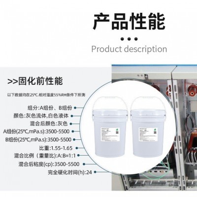 高分子自流平防潮封堵剂 AB组防火防水密封材料 发泡型防火堵料